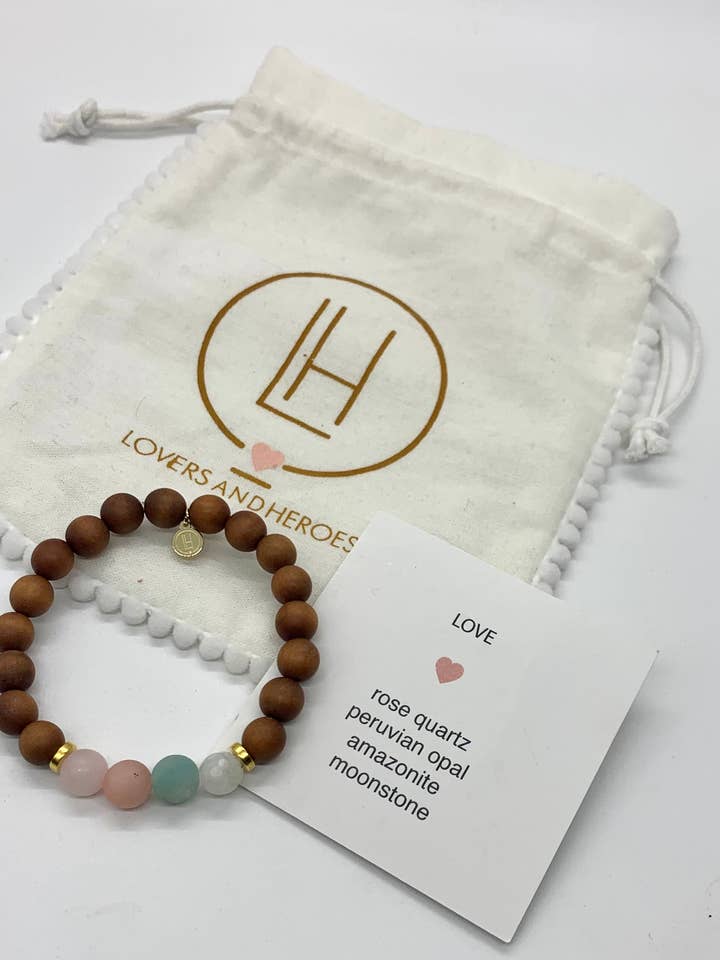 "Love" Intention Bracelet for wholesale by Lovers and Heroes