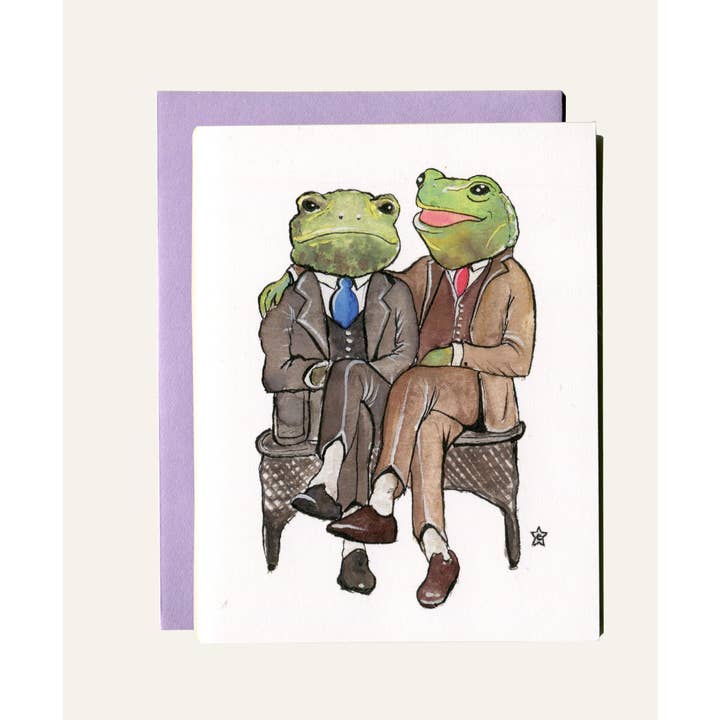 Darling Illustrations - Wholesale Love Card - You're Ribbiting - Frog Notecard4