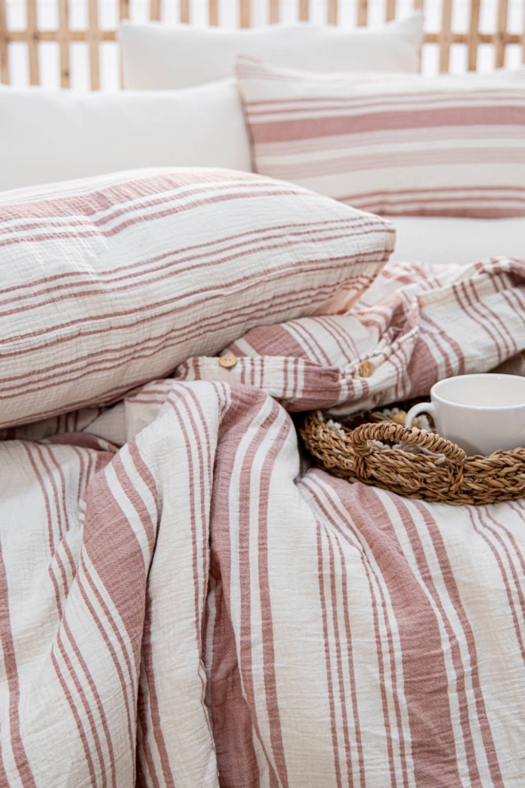 Naturloom - Wholesale Bedding Set - GOTS Certified Organic Muslin Duvet Cover Set Natural Color8