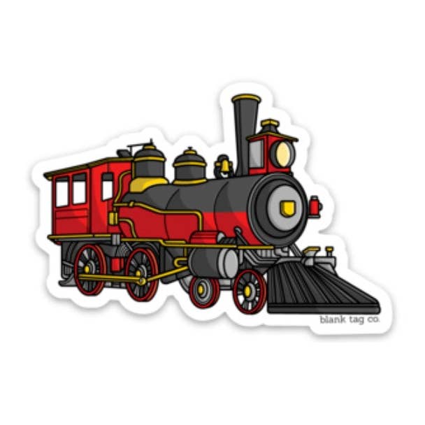 Blank Tag Co.® Waterproof Sticker - Train for wholesale by Blank Tag Co. - Waterproof Stickers