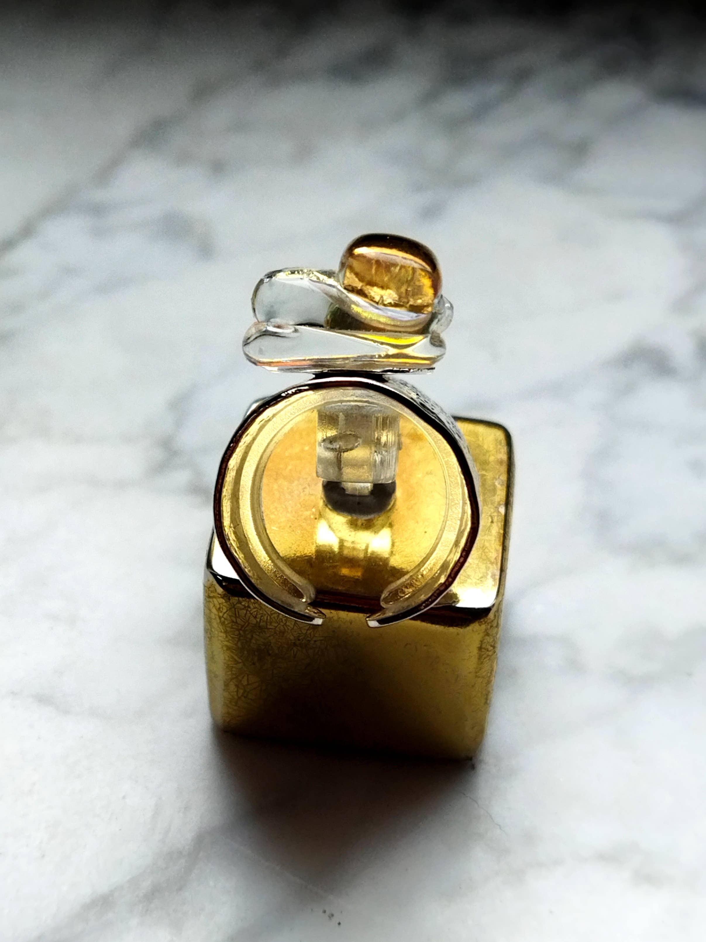 Rachel Ortiz – wholesale Cocktail/statement ring – Perla ALMA ring - Moonstone6