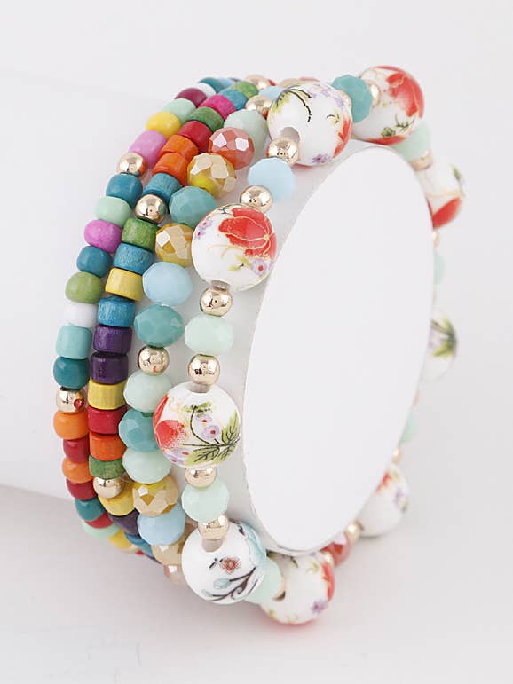 Blomma pärlstav armband för wholesale av Shop Neighbors