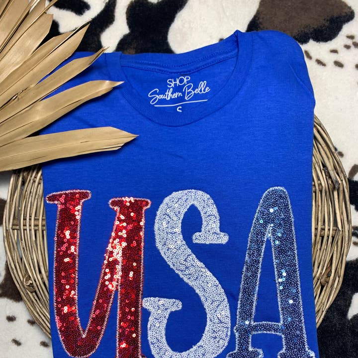 USA Patriotic 4th of July Short Sleeve for wholesale by Shop Southern Belle