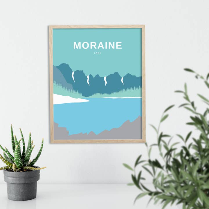 Stampa Banff Moraine per la vendita all'ingrosso da parte di Wildly Supply Co.