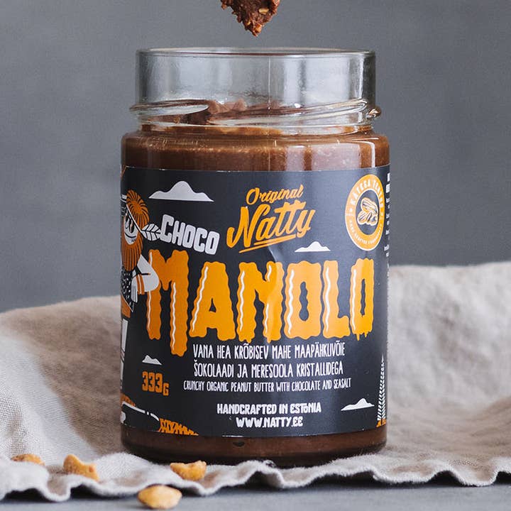 Natty Nut Butters - Wholesale Nut Butter - Choco Manolo – Crunchy Organic Peanut Butter With Chocolate0