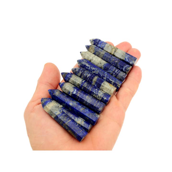 Kaia & Crystals - Wholesale Spiritual Stone/Crystal - Lapis Lazuli Point Crystal (50mm - 55mm)6