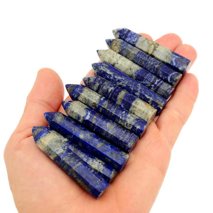 Kaia & Crystals - Wholesale Spiritual Stone/Crystal - Lapis Lazuli Point Crystal (50mm - 55mm)6