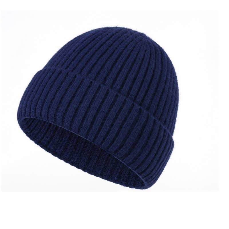 MKS America - Wholesale Beanie - Women's - Classic Solid Color Ribbed Knit Beanie Winter Warm Hat1
