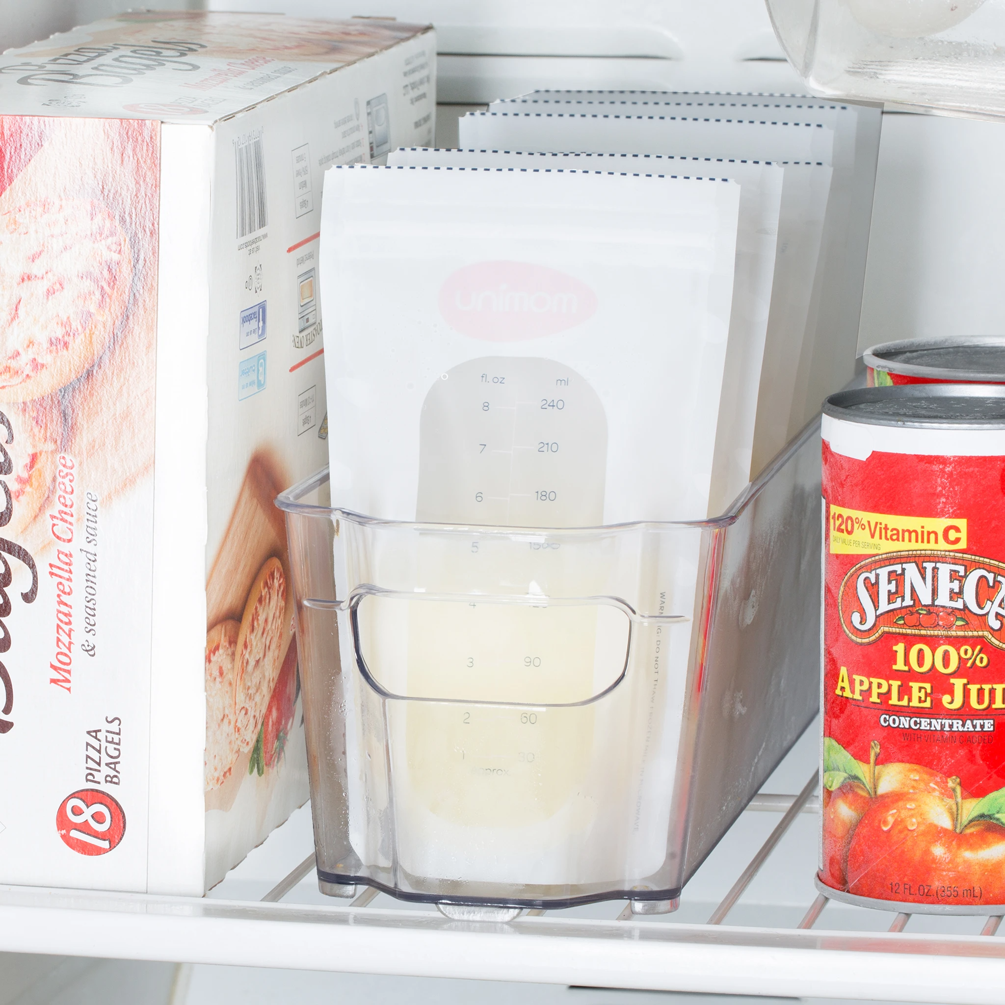 Unimom - Wholesale Milk/Juice Bottle - 50 Matte Design Breast Milk Storage Bags11