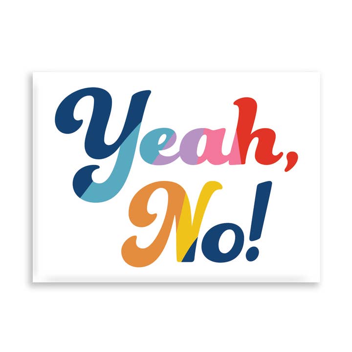 Nice Enough Stickers - Wholesale Magnet - Yeah No - Magnet0