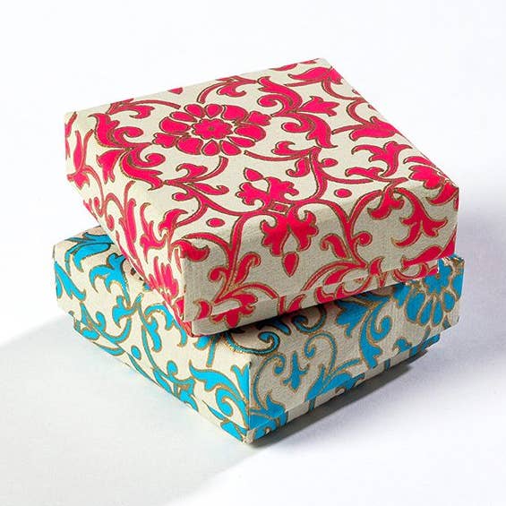 Globe Enterprise - Wholesale Jewellery box/organiser - Sustainable Handmade Jewellery Box Florentine Small0