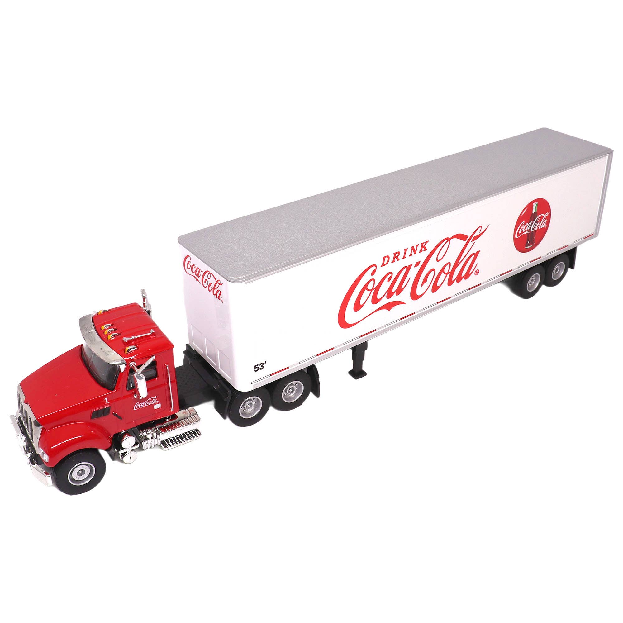Motor City Classics, Inc. - Wholesale Decorative Tabletop Object - 1:50 Scale Coca-Cola 53' Tractor Trailer Diecast Model11