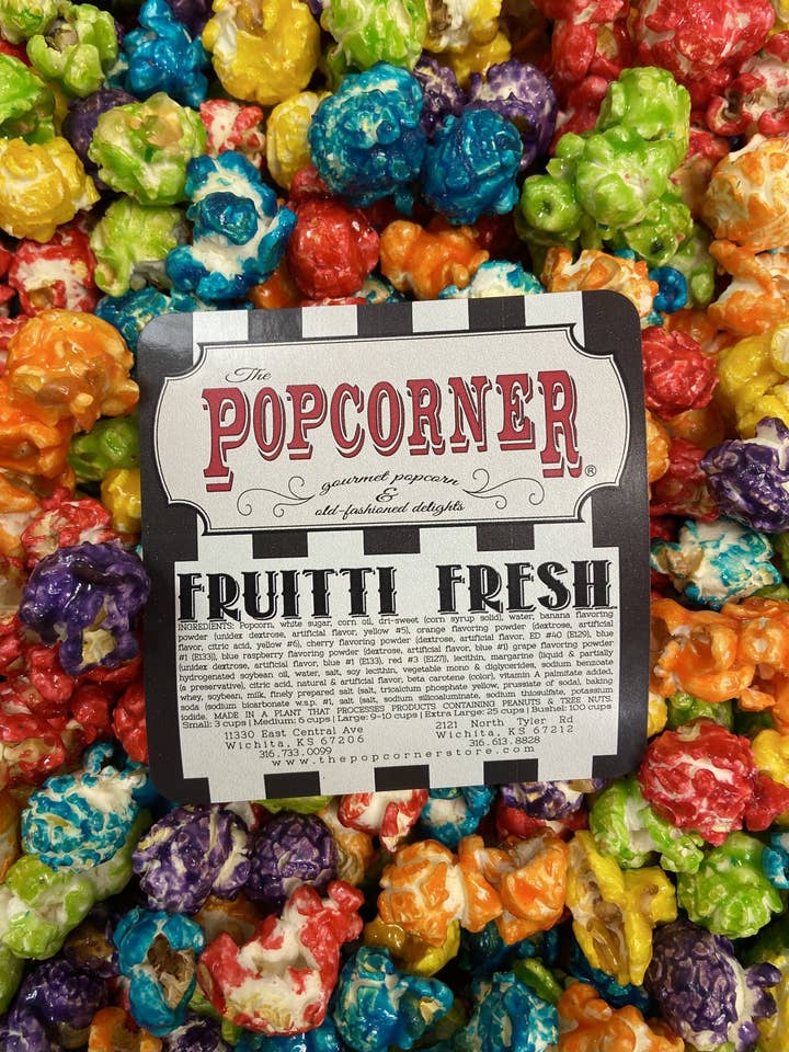 Fruitti Fresh gourmet popcorn for wholesale by The Popcorner