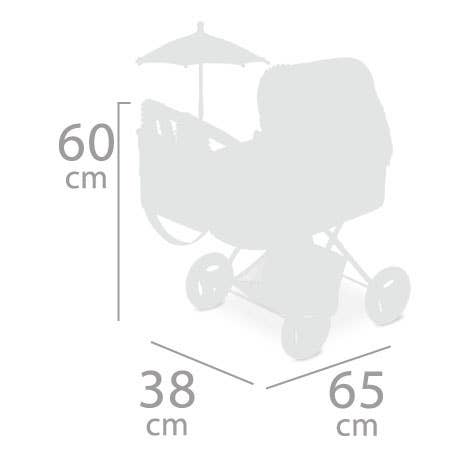 DeCuevas Toys - Wholesale Doll Stroller - Kids - 85044 FOLDABLE DOLL STROLLER WITH UMBRELLA5