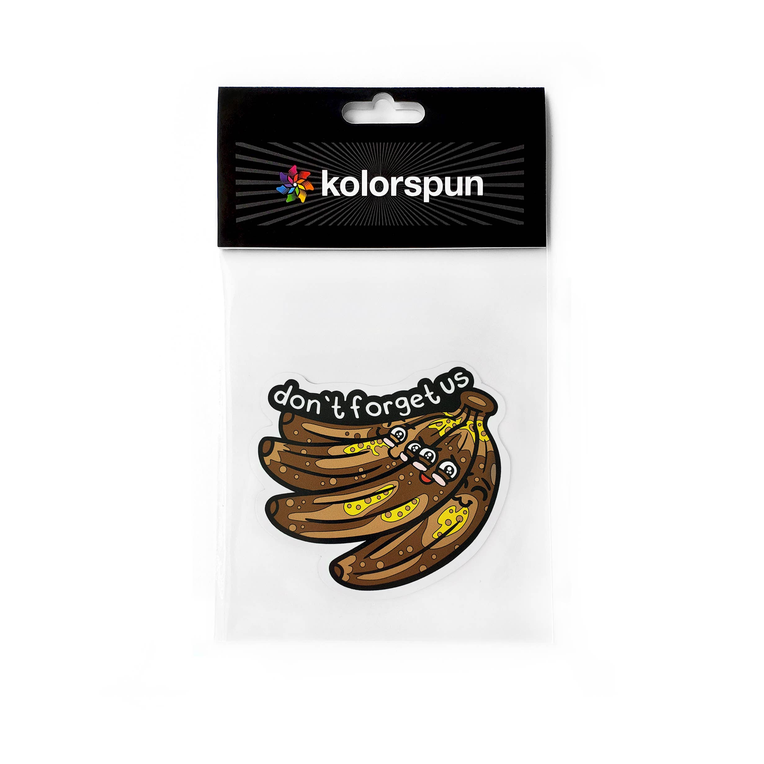 Kolorspun Pins - Wholesale Magnet - "Don't Forget Us" Bananas Vinyl Magnet3