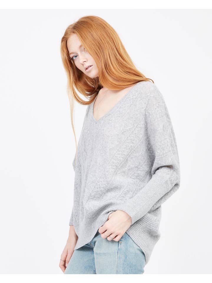 QUINN - Wholesale Knit Sweater - Women's - Cashmere Kendall Oversized Sweater24