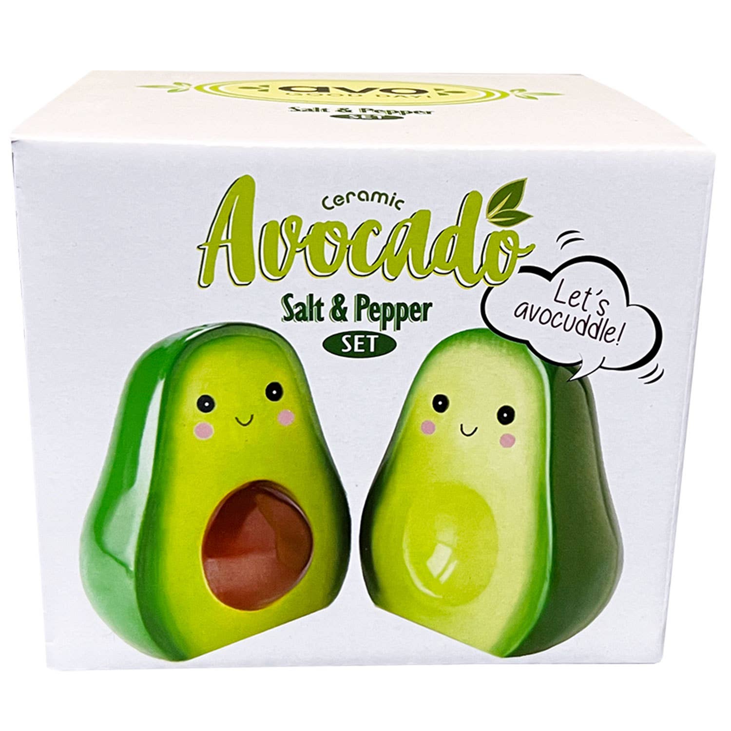 Streamline - Wholesale Salt & Pepper Shaker Set - Avocado Salt & Pepper Set3