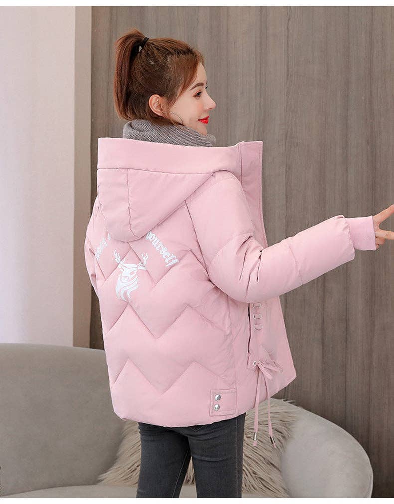 Marayn - Wholesale Puffer Jacket - Women's - Chic 2025 Winter Puffer Jacket Korean Style Warm Loose #240