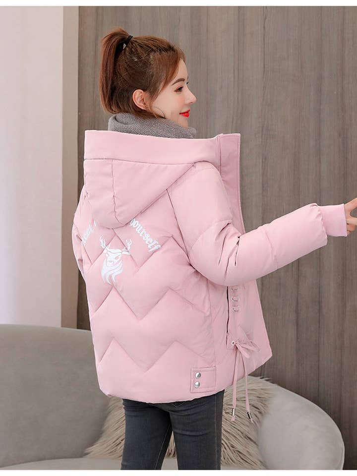 Marayn - Wholesale Puffer Jacket - Women's - Chic 2025 Winter Puffer Jacket Korean Style Warm Loose #240