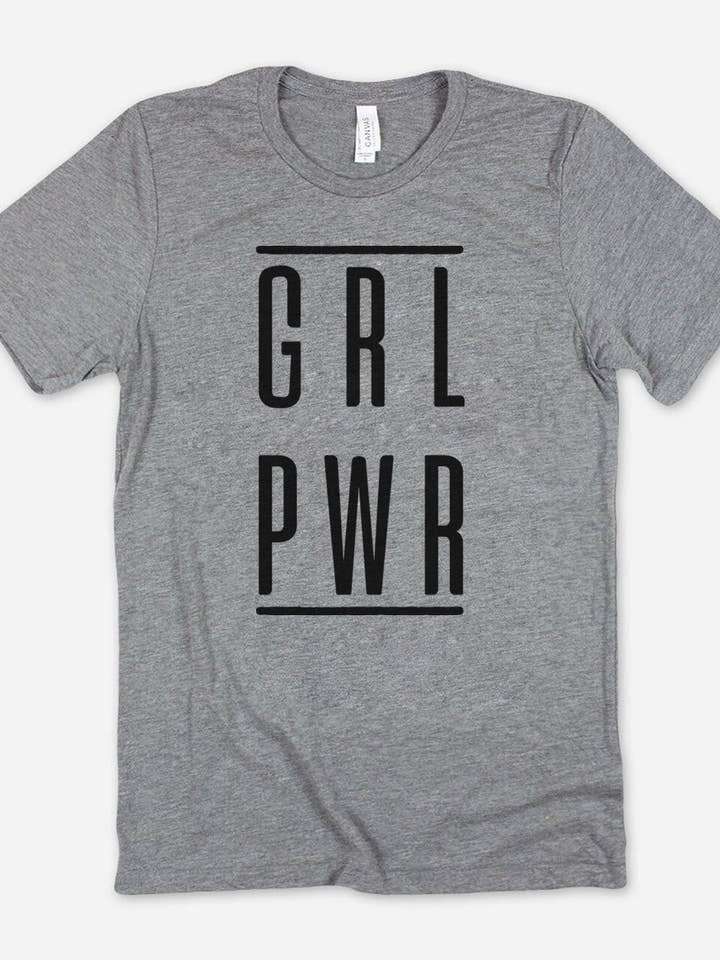 House Of Rodan - Vente T-shirt sérigraphié – femme - Grl Pwr Girl Power - Féminisme Equal Droits Libéraux T-Shirt1