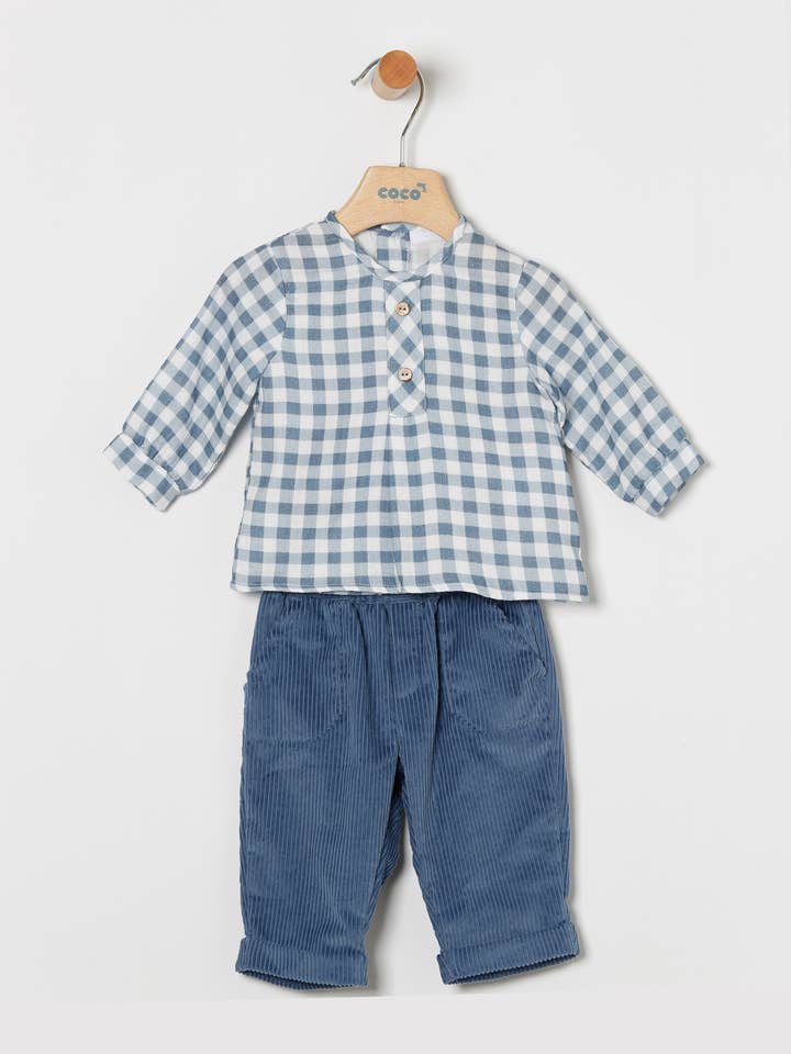 Camicia + Pantaloni di Velluto per la vendita all'ingrosso da parte di COCO ACQUA