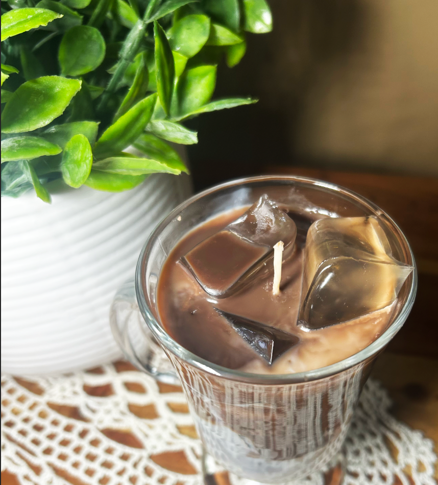 Val Viola Candles - Wholesale Jar/Filled Candle - Iced Latte Coffee Candle | Gel and Soy Wax1