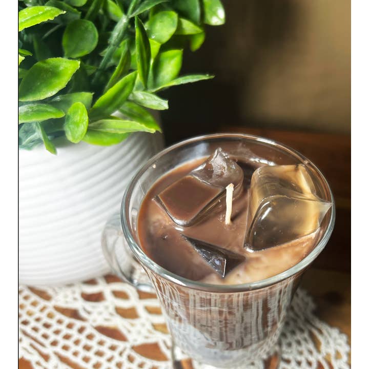 Val Viola Candles - Wholesale Jar/Filled Candle - Iced Latte Coffee Candle | Gel and Soy Wax1