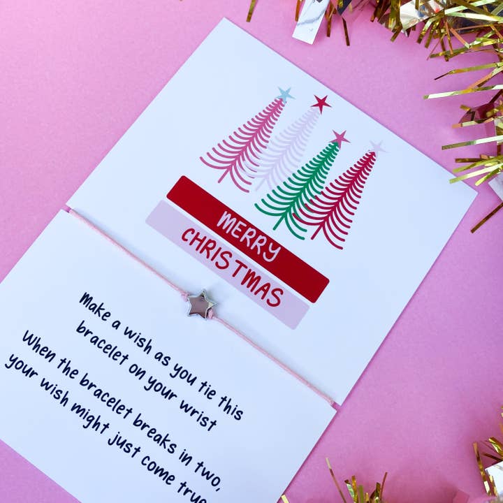 Merry Christmas Wish Bracelett | Wish String Bracelet and other Purchase Wholesale wish strings. Free Returns & Net 60 Terms on Faire trending on Faire.
