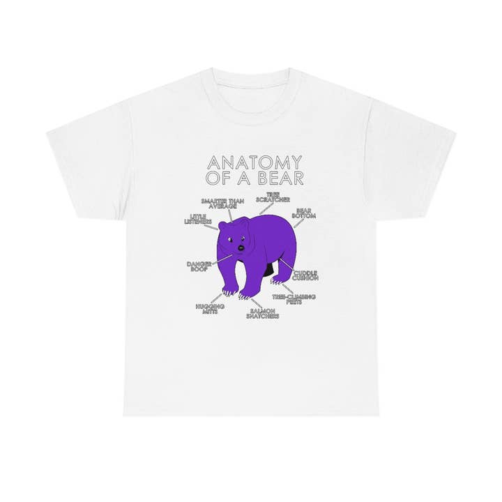 Bear Purple - Maglietta per la vendita all'ingrosso da parte di Artworktee