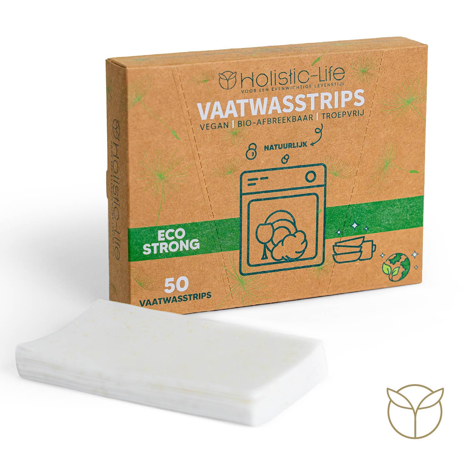 holistic-life – wholesale Craft supplies – Eco-friendly Dishwasher Strips - 50 Sheets0