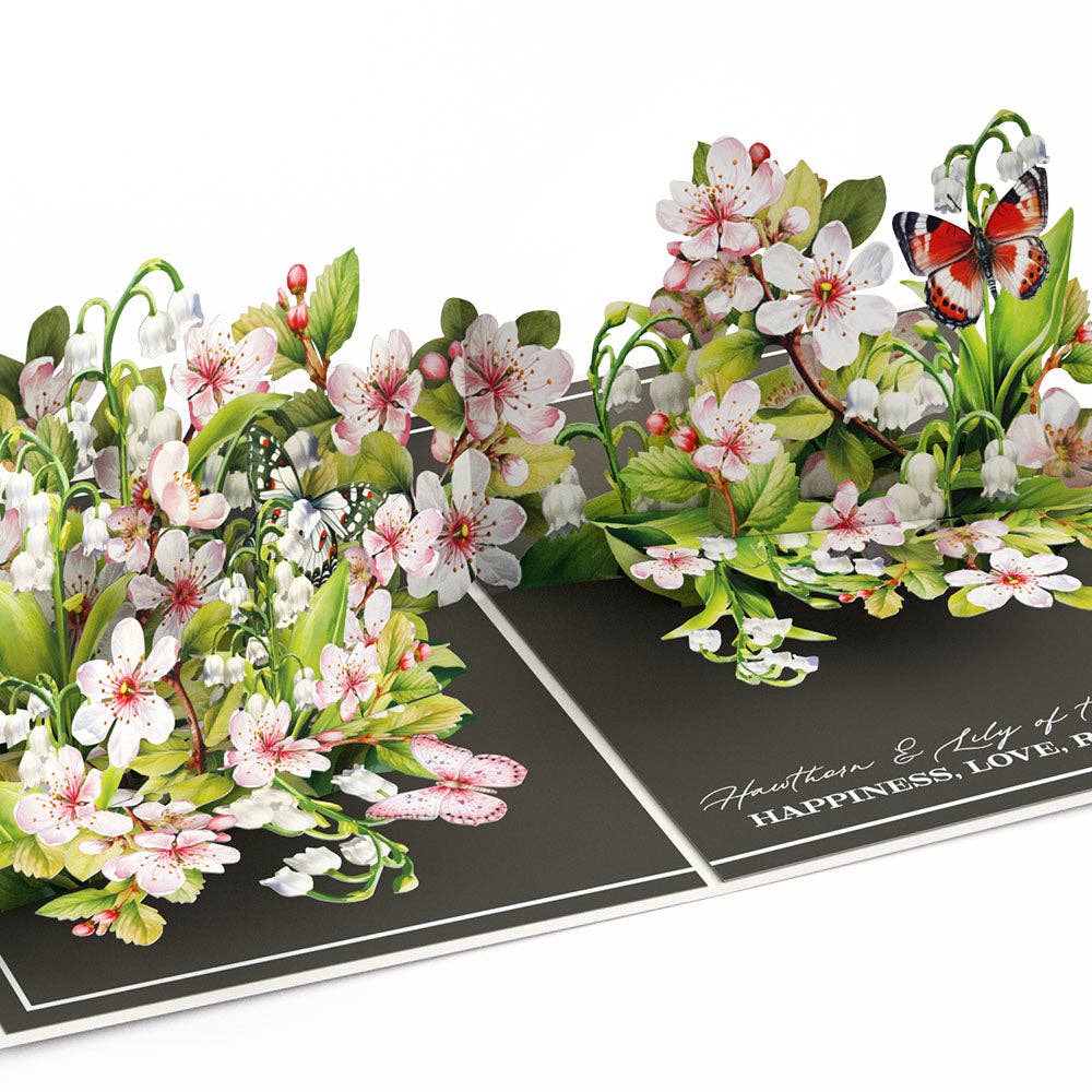 Lovepop Cards - Wholesale Birthday Card - Born to Bloom: May Birth Month Flowers Pop-Up Card 5x7"3