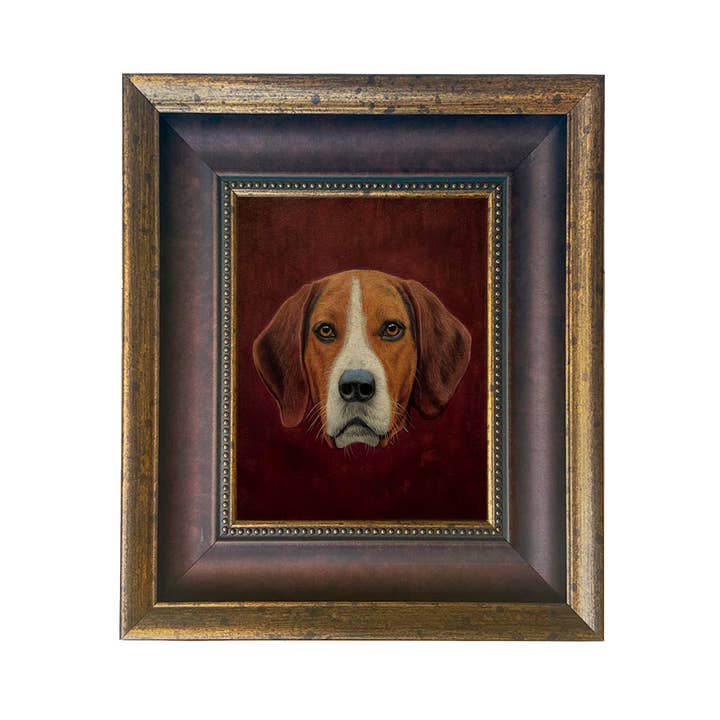 Madison Bay Co. - Historical Home Decor Reproductions - Wholesale Art Print - Fox Hound Vintage Portrait Painting Print on Canvas Wall Art42