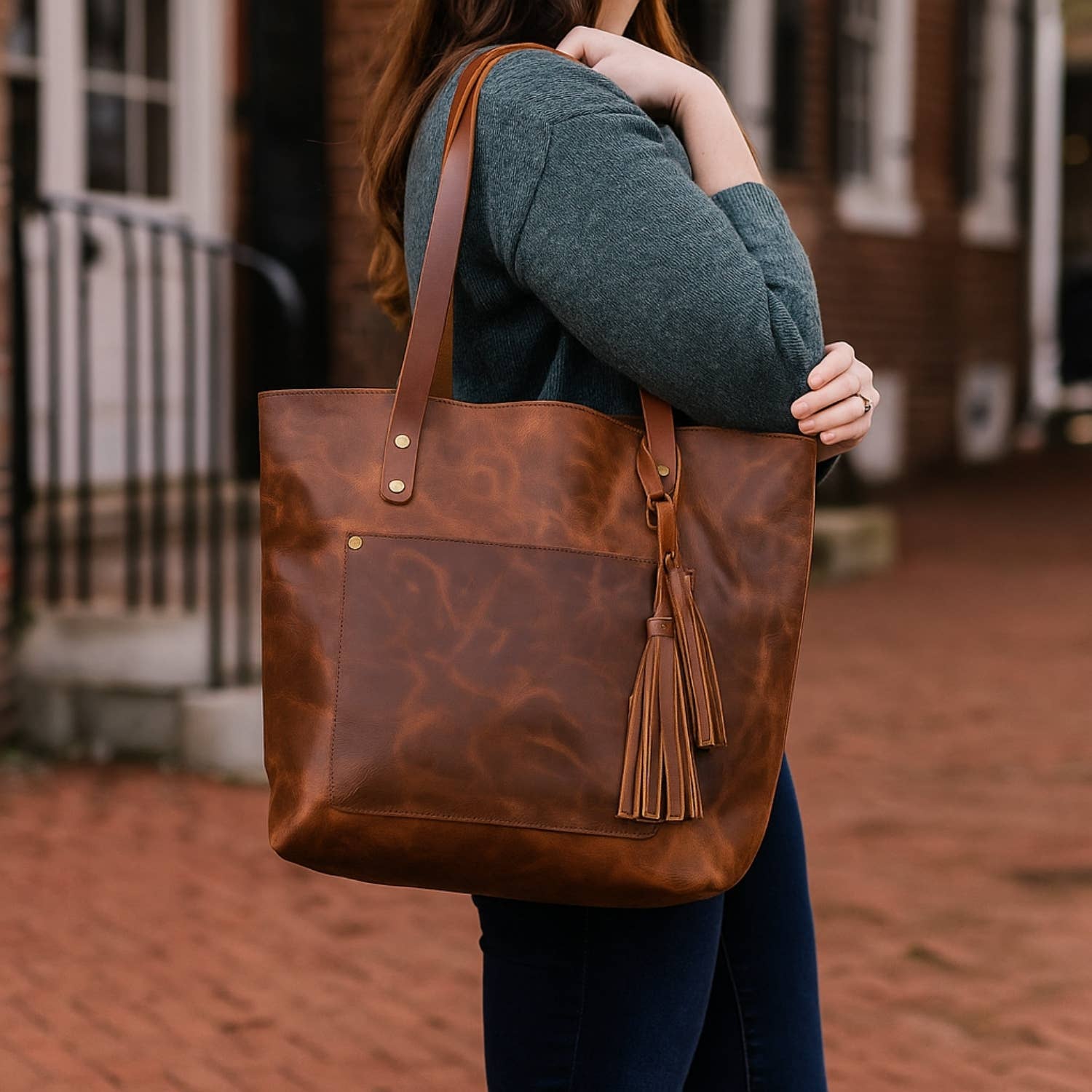 Hides – wholesale Tote bag – Women's – Classic Leather Tote20