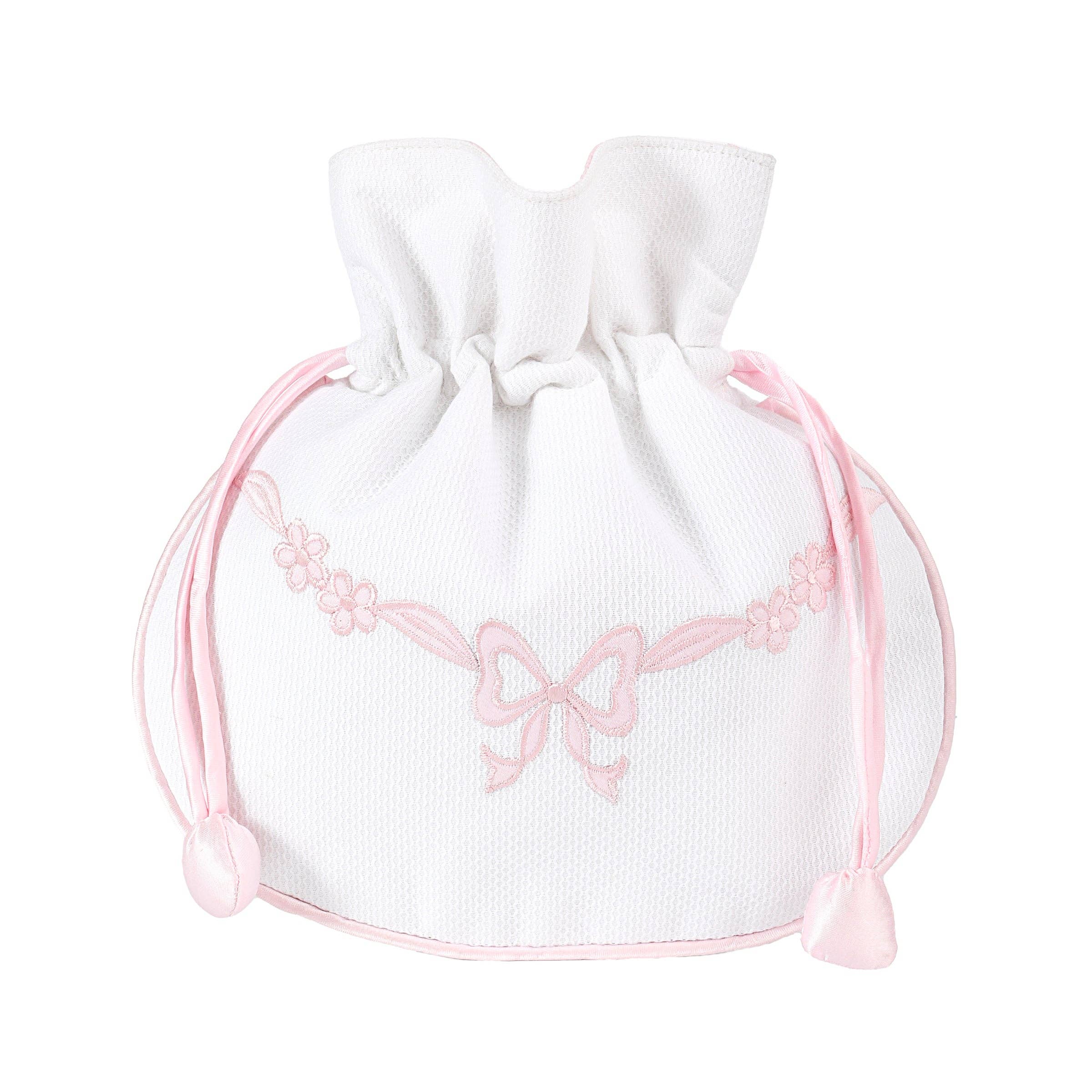 Lenora - Vendita all'ingrosso Portagioie/organizer per gioielli - POCHETTE PORTAGIOIELLI CON FIOCCO FLOREALE