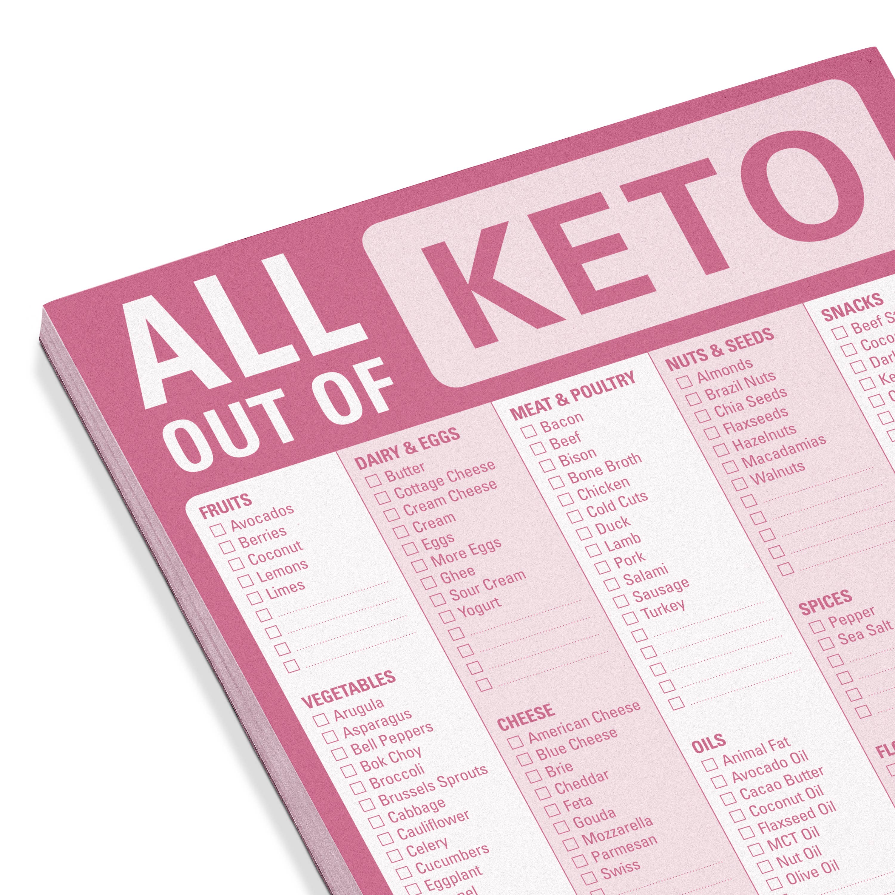 Abrams & Chronicle Books – wholesale Notepad – Knock Knock All Out Of Pad (Keto) (Notepad/Sticky Notes)2