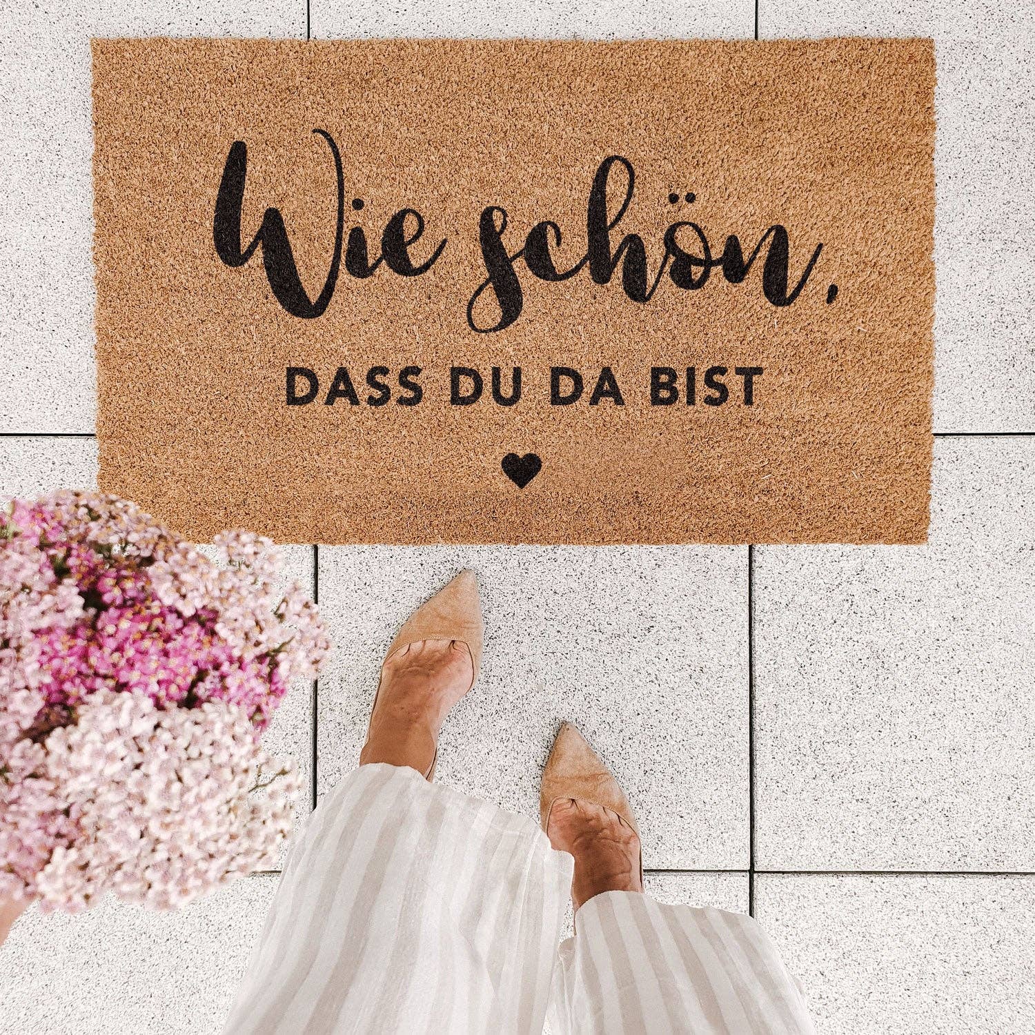 Eulenschnitt - Wholesale Floor Mat - coconut doormat Wie Schön (packs of 6)1