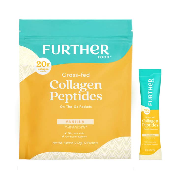 Vanilla Collagen Stick Packets for wholesale by Further Food