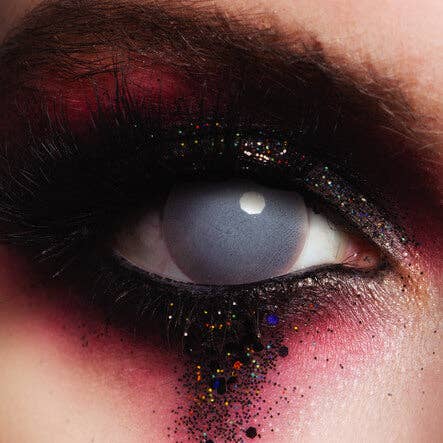 Blind Grey Halloween Colored Contact Lenses for wholesale by MesmerEyez