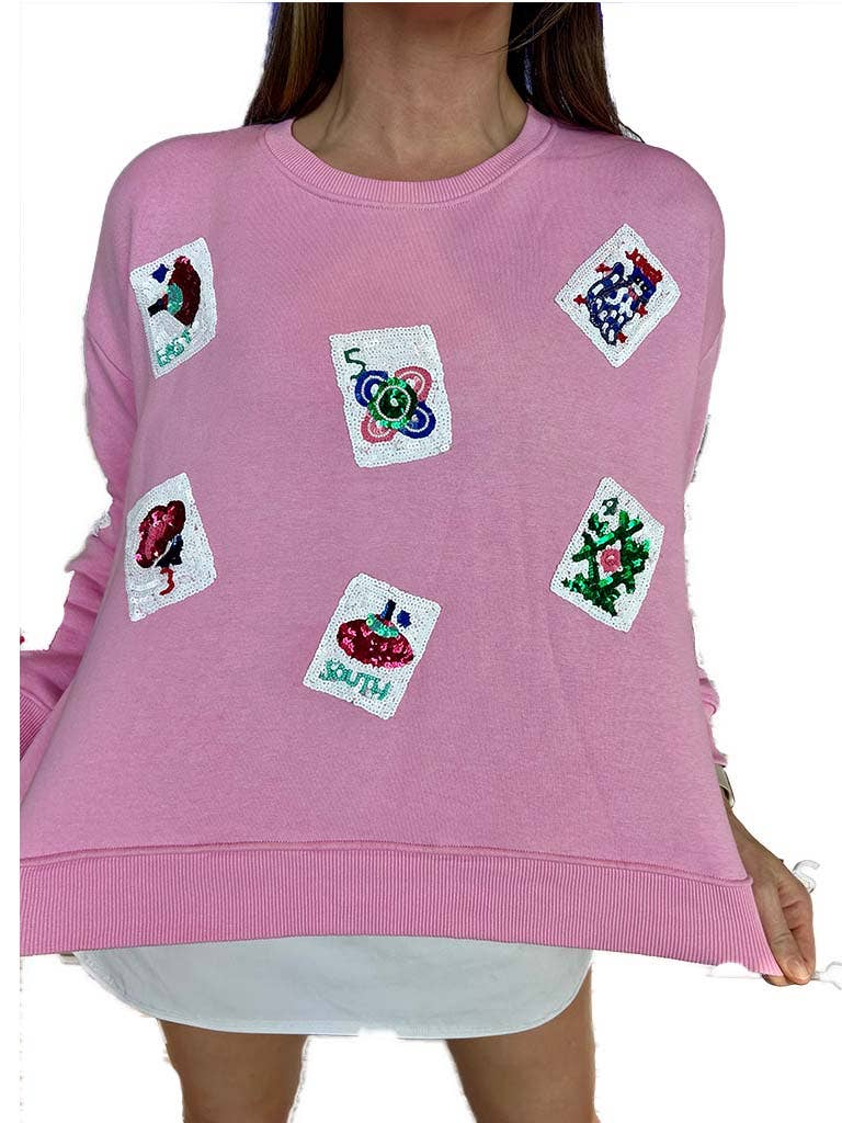 Magnolia Paperie - Venta al por mayor Sudadera - Mujer - Sudadera Mah Jong con lentejuelas2