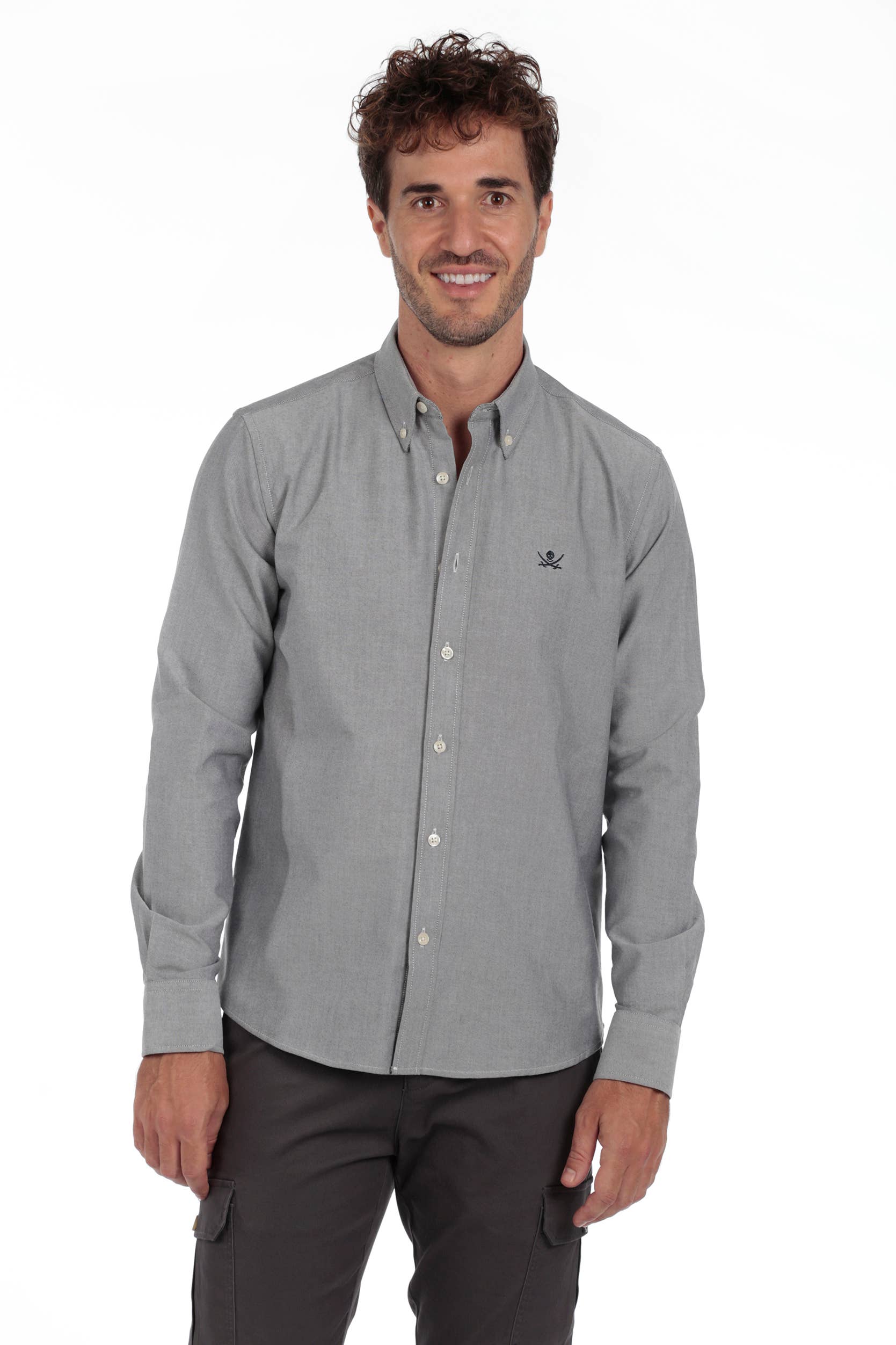 The Time of Bocha - Vente Chemise – homme - Pack 2 Chemises Oxford Homme The Time Of Bocha QI1PK.CS-41