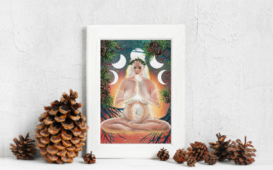 Kendra Hirons Art - Vendita all'ingrosso Stampa artistica - Frau Holle3