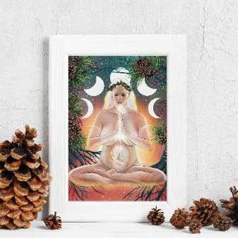 Kendra Hirons Art - Wholesale Art Print - Frau Holle3
