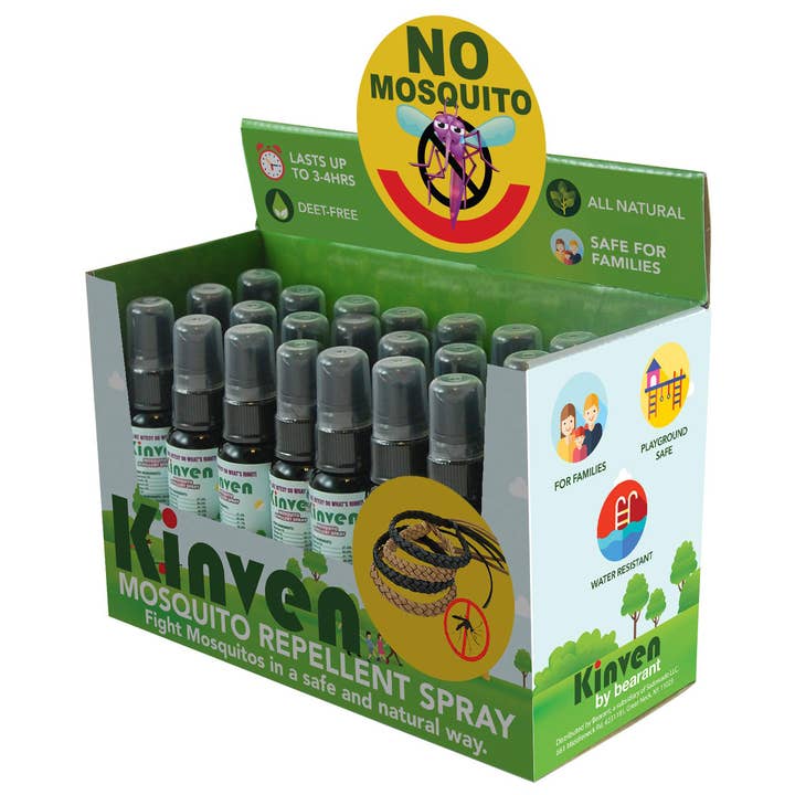 Kinven Bearant - Wholesale Insect Repellent - 21 x 1 oz spray/Display Box - Mosquito Repellent Spray
