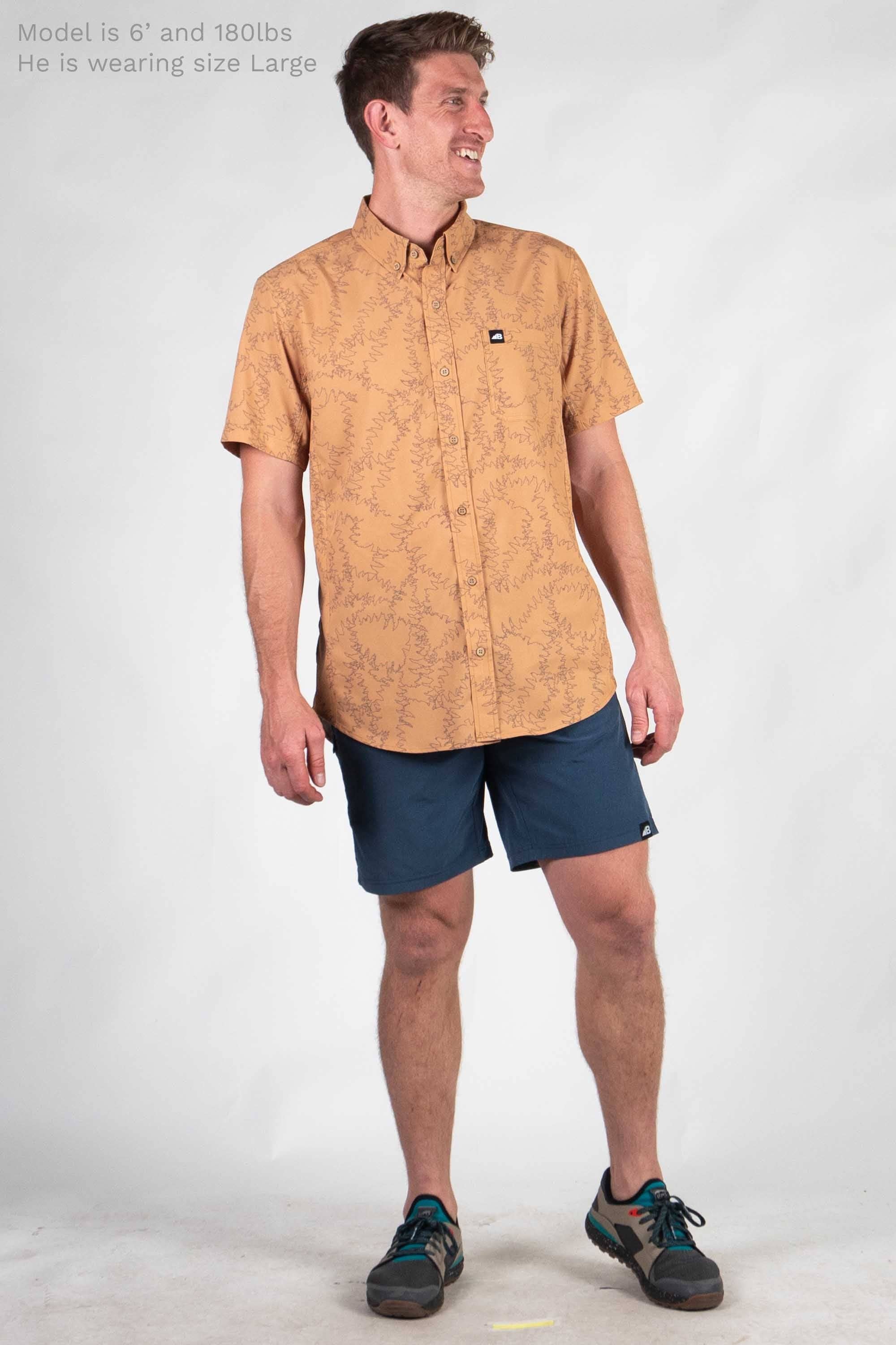 Belong Designs - Wholesale Button Down Shirt - Men's - Men's Vista Stretch Button Down39