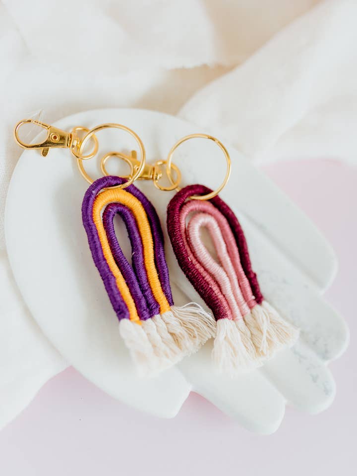 Rainbow Keychain for wholesale by Hands Producing Hope