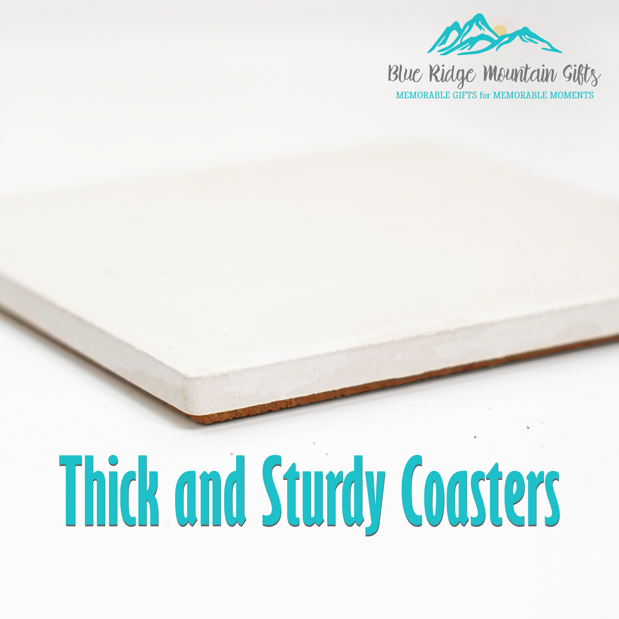 Blue Ridge Mountain Gifts - Wholesale Coasters - Rochester NY - Ceramic Map Coasters - Any Color3