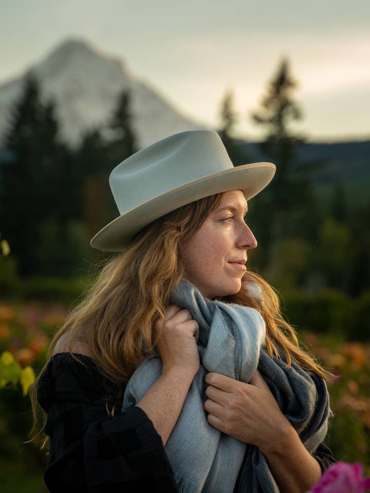 Sea & Stone - Alpaca Wool Blend Shawl for wholesale by Red Thread & Co