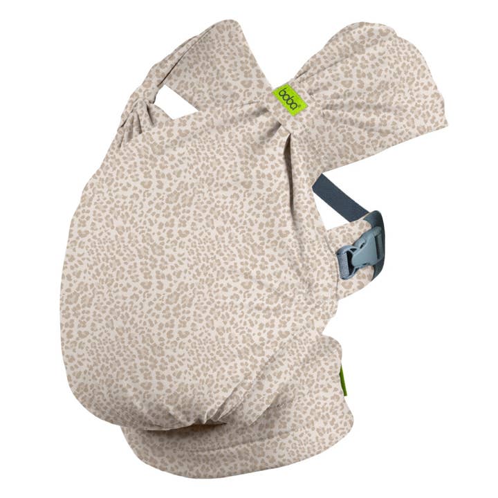 Boba Bliss Baby Wrap Carrier in Sand Leopard for wholesale by Boba