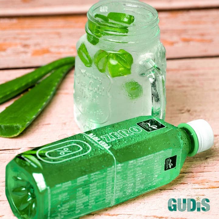 Gudis – Großhandel Aromatisiertes/infundiertes Wasser (ohne Kohlensäure) – Aloe Vera Zero Getränk 500 ml
