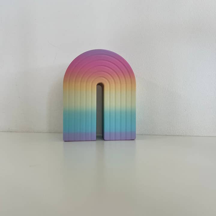 Brehmwood Creative - Wholesale Bookend - Rainbow Bookend Organizer | Perfect for the Desktop or Succulent/Plants6
